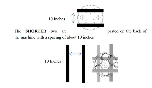 change the height with velcro installation