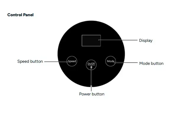 control panel of music boxing machine