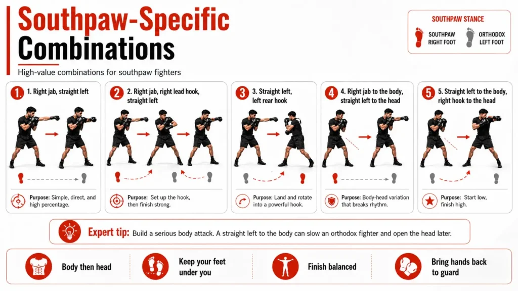 8. Southpaw Specific Combinations
