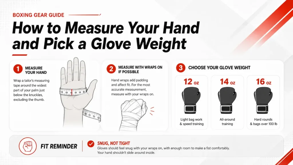 How to Measure Your Hand and Pick a Glove Weight