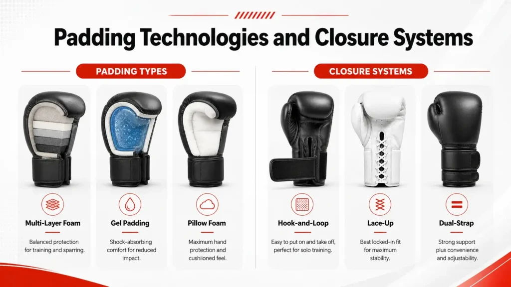 Padding Technologies and Closure Systems