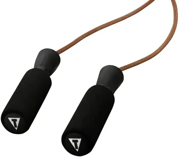 TITLE Classic Leather Speed Rope 2.0