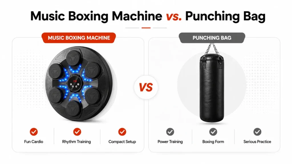 boxing machine vs punching bag