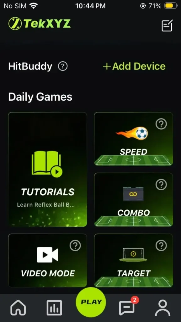 play screen