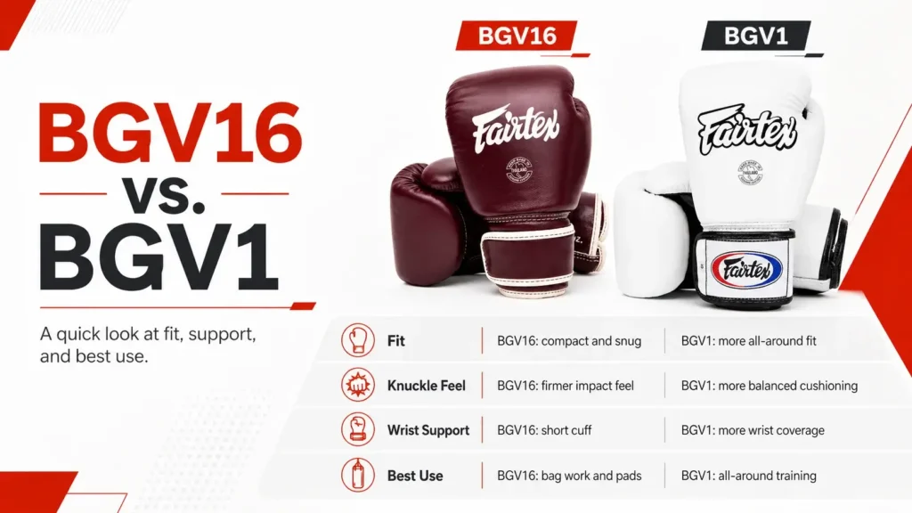 BGV16 vs. BGV1 Fairtex Gloves