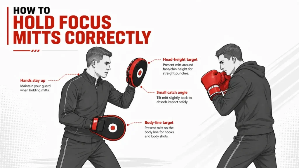 How to Hold Focus Mitts Correctly