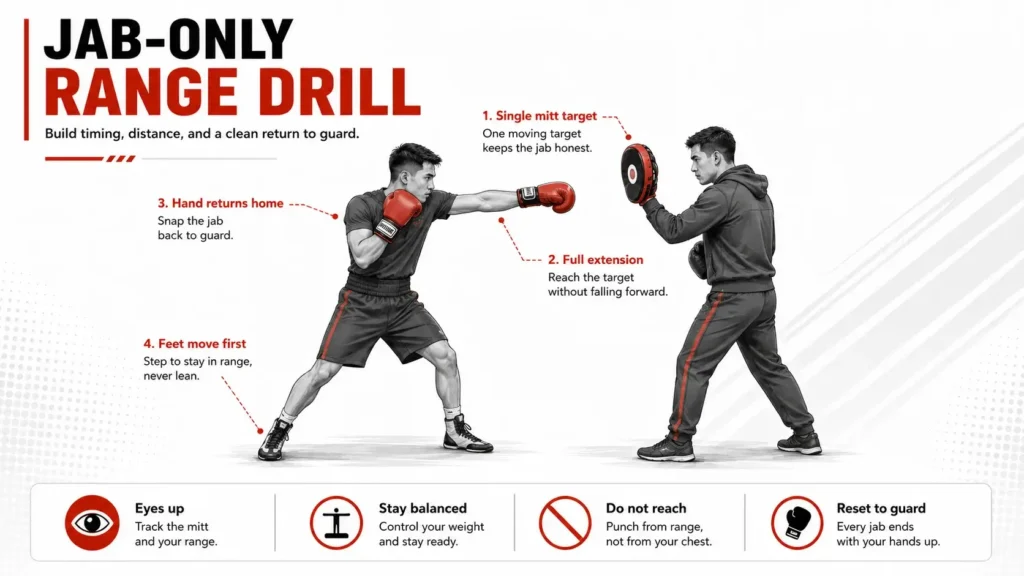Jab-Only Range Drill