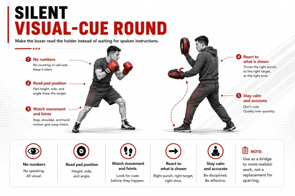 Silent Visual-Cue Round