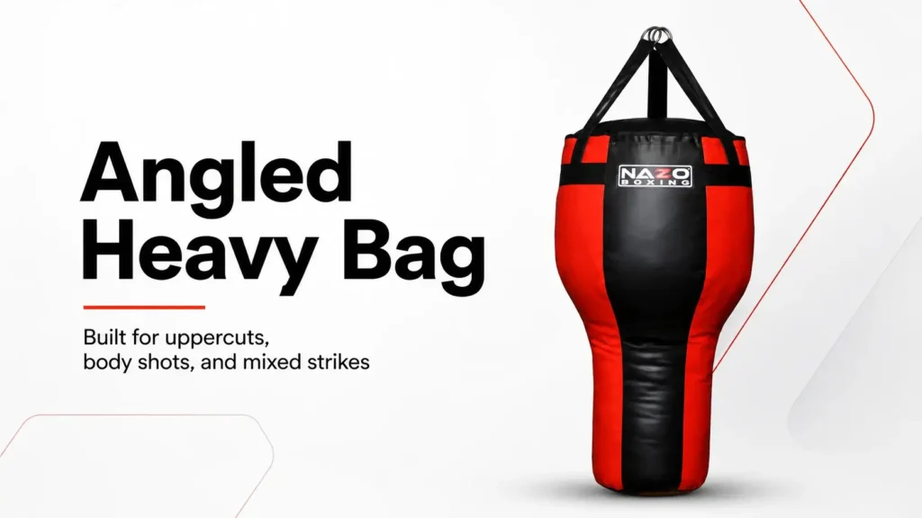 angled heavy bag