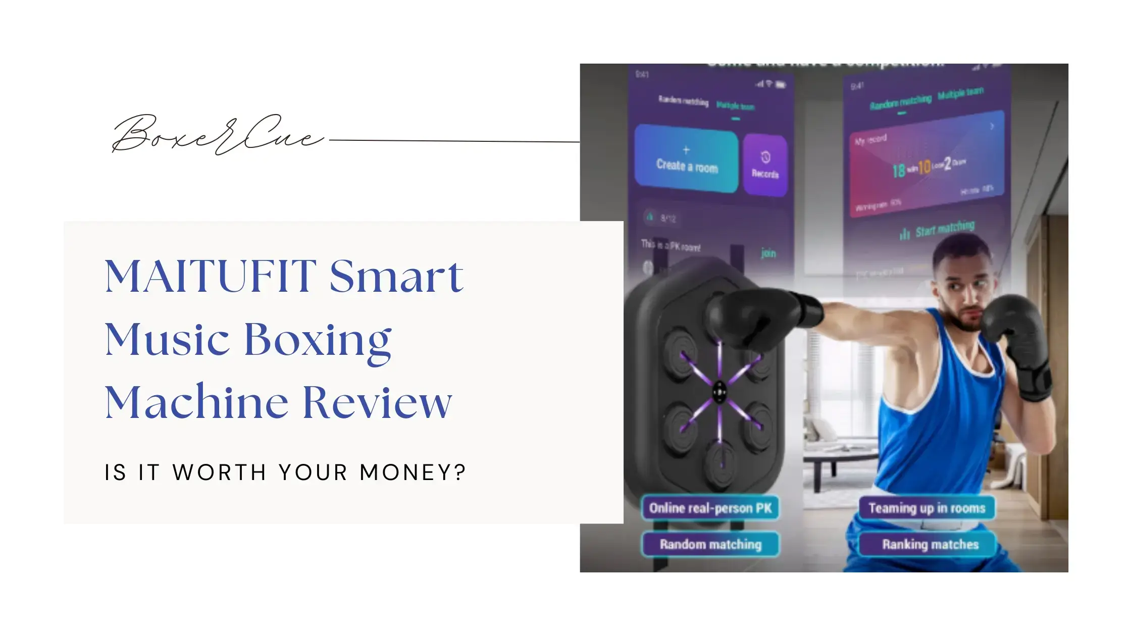 Maitufit Smart Music Boxing Machine