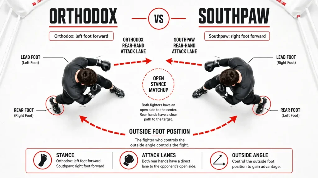 Southpaw Boxing Stance: Footwork, Techniques, Drills And Fight