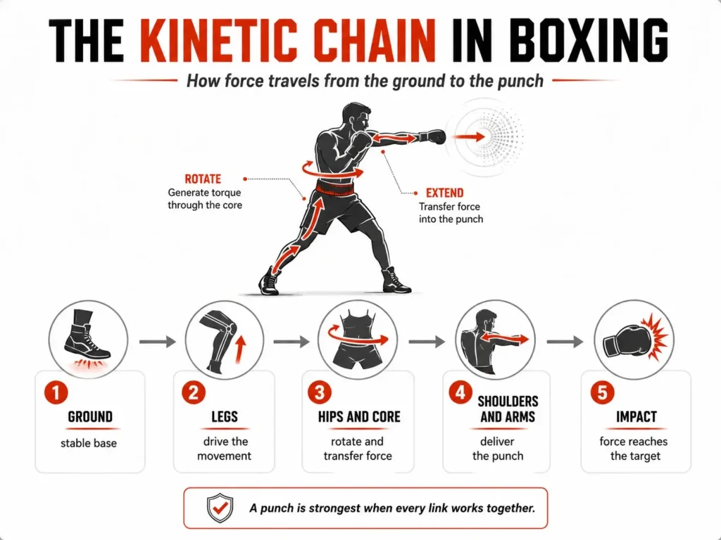 kinetic chain in boxing
