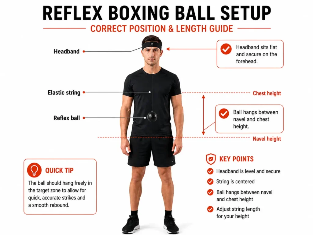 reflex ball setup