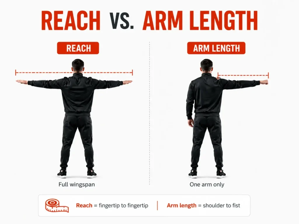 Reach vs. Arm Length
